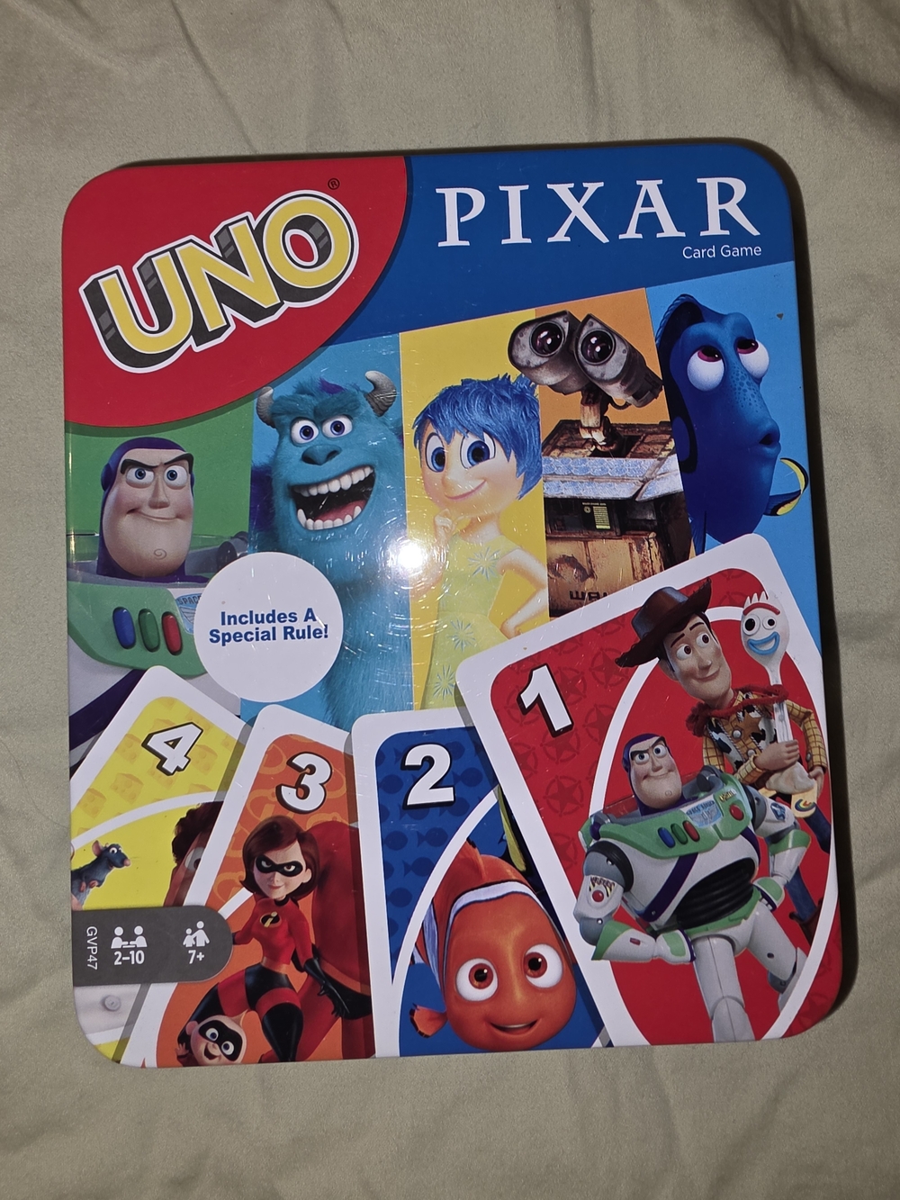 UNO Pixar Edition Card Game - Multicolor